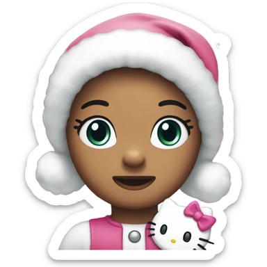Hello kitty Christmas  sticker
