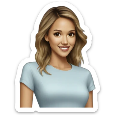 Jessica Alba sticker