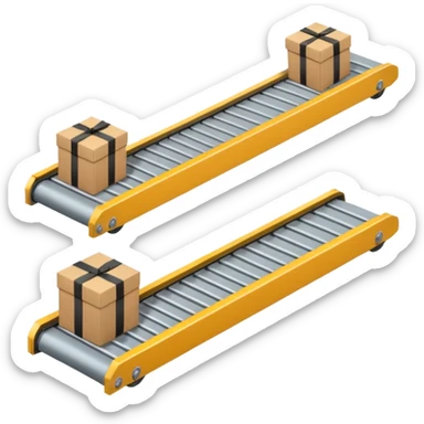 PLAIN GREY TOP DOWN ANGLE CONVEYER BELT TILL SHOPPING sticker