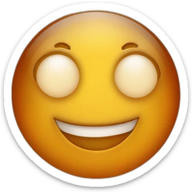 Amber stone Smiling Face With Heart-Shaped Eyes sticker