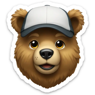 A small bear with swag sticker
