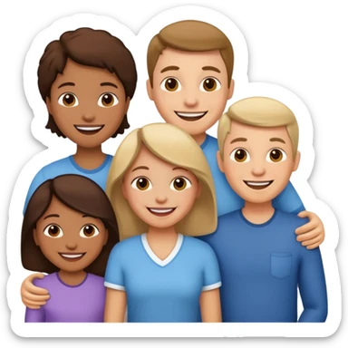 family of 5 sticker