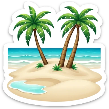 tropical sticker