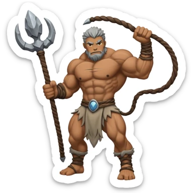 earth elemental long whip sticker