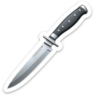 knife verticle  sticker