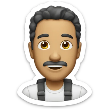 Man saying gyatt sticker