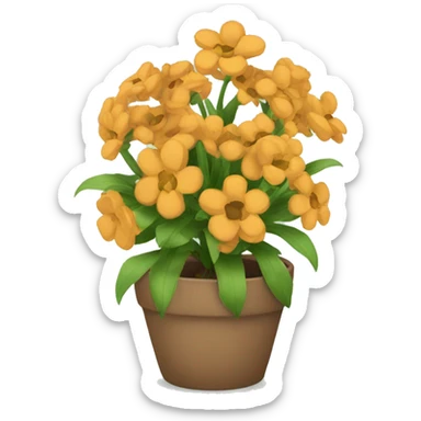 Flower buqett sticker