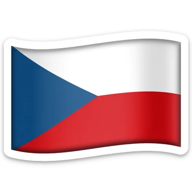 flag of  Czech Republic sticker