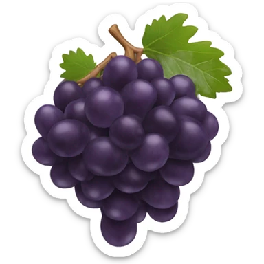 grappe de raisin sticker