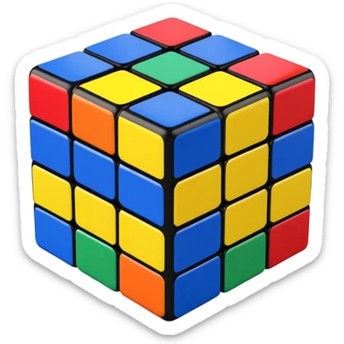Rubik’s cube sticker