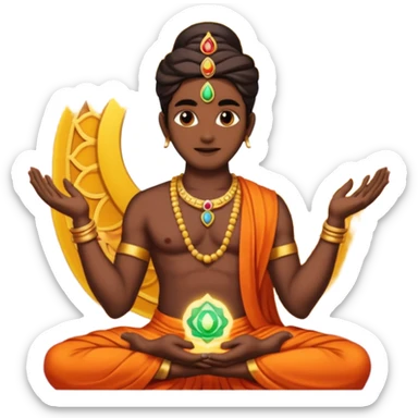 Lord Vishnu Murthy sticker