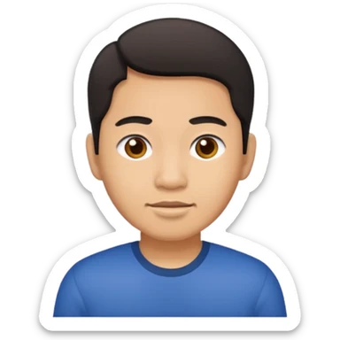 Filipino man at 25 years old sticker