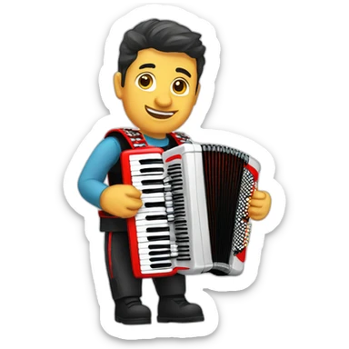 Balkan Accordion sticker