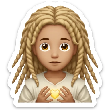 angel con rastas sticker