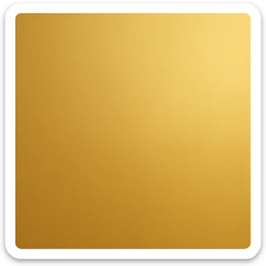 A golden square with a slight gradient, variation 7 sticker