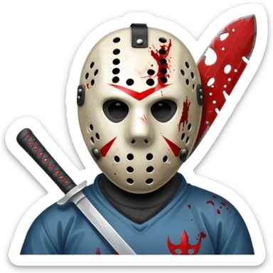Jason Voorhees sticker
