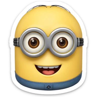 minion happy emoji sticker