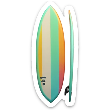 Surfboard sticker