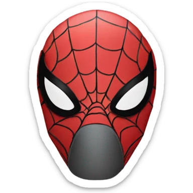 Vulture Spiderman Mask sticker