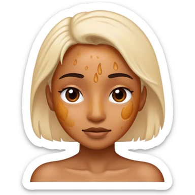 Hyperpigmentation meme ￼ sticker
