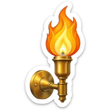 Wall Mounted Torch sticker