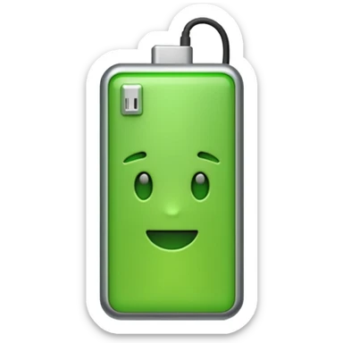 Use the logo from grid Green Ltd in the Uk design a battery charging emoji sticker