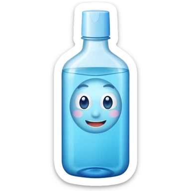 Mouthwash sticker
