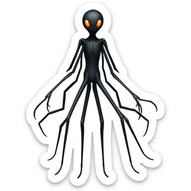 Insect slenderman sticker