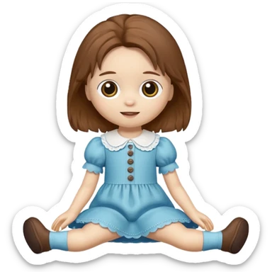 Toy ragdoll  sticker