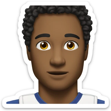 :blackhair-curly-guy-wins-a-medal: sticker