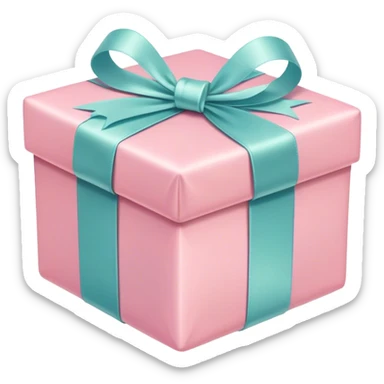 pastel present sticker
