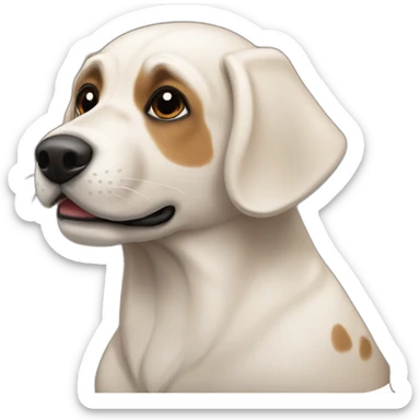 Perro raza pequiñes sticker