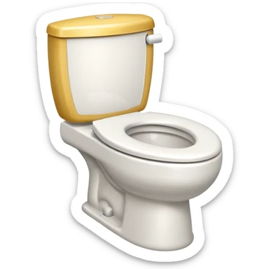 toilet item sticker
