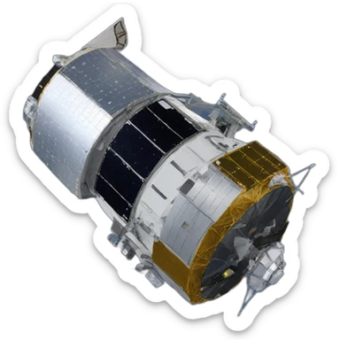 Nasa mission satellite sticker