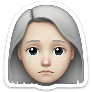 Make this emoji: 😔 but make it look like Microsoft  sticker