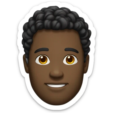 Most handsome black guy sticker