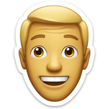 provocative grin classic emoji style sticker