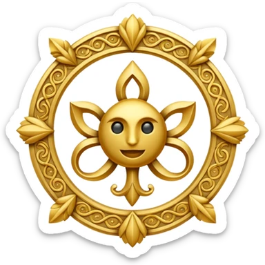 The Iranian symbol of Forohar sticker