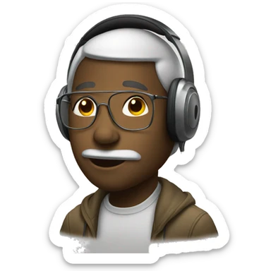 Hush with headphone sticker