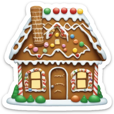 gingerbread house  sticker
