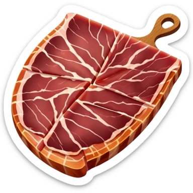 pata de jamón iberico sticker