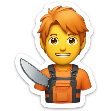 Chainsaw man sticker