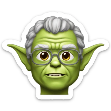 Hulke qui boit un e bière avec yoda sticker