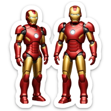 ıron man robot sticker
