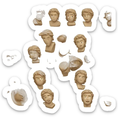 chris hemsworth greek sculpture sticker