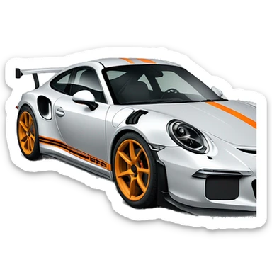 Porsche 911 gt3 rs sticker