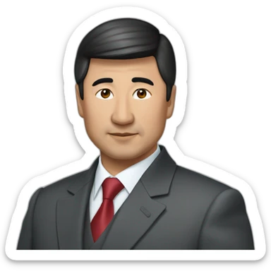 Kyrgyzstan president sadyr japarov sticker
