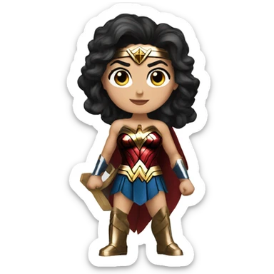 Wonder Woman laso sticker