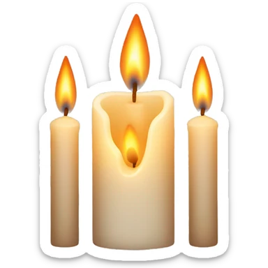 Candles sticker