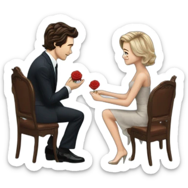 harry styles proposing to obama sticker